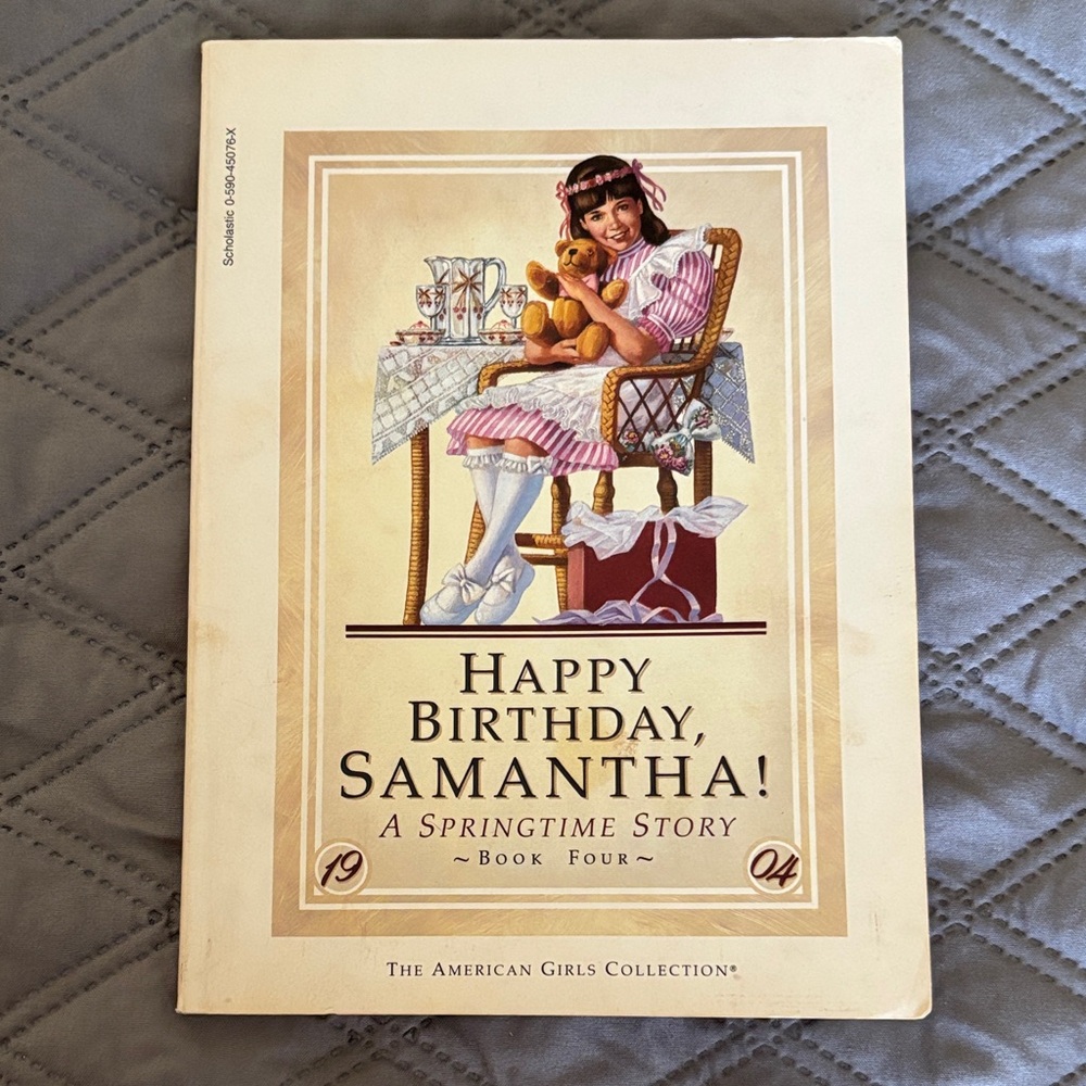 Vintage 1991 The American Girls Collection Happy Birthday Samantha Book #4